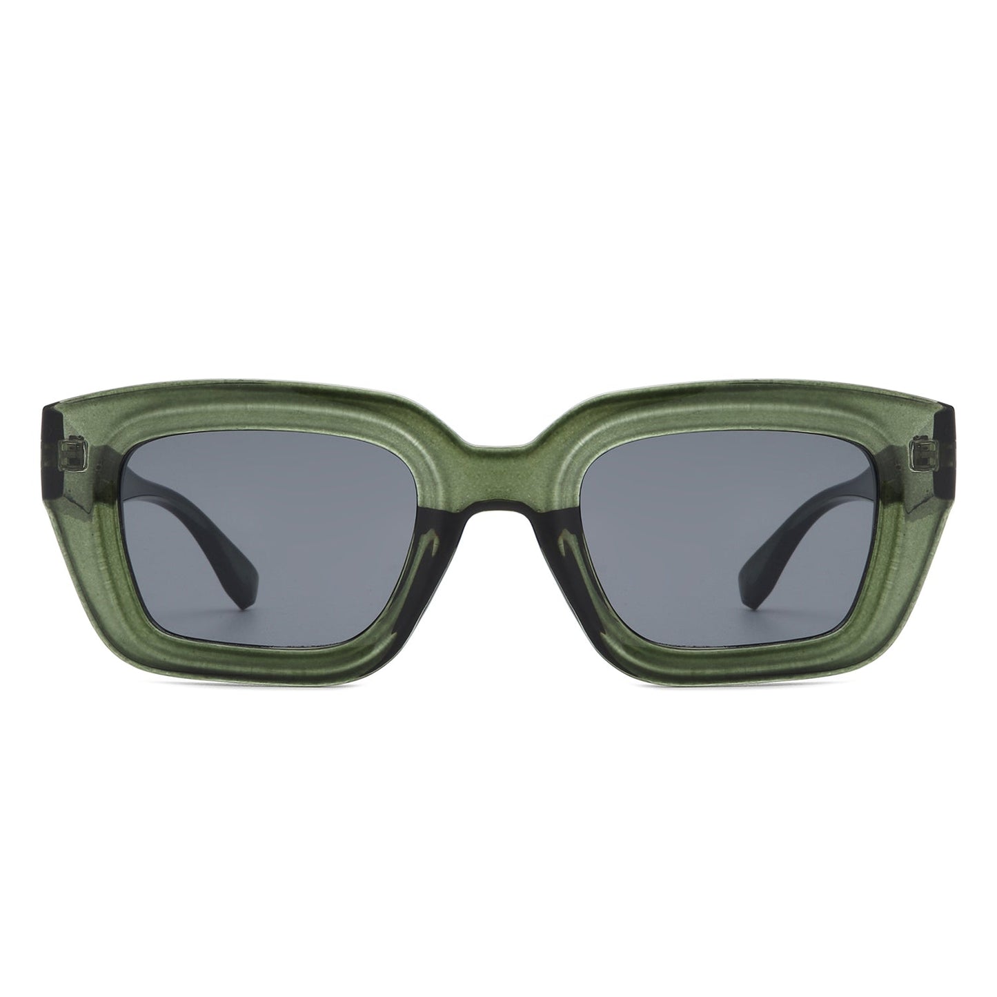 Moonluxe - Classic Retro Square Tinted Fashion Sunglasses